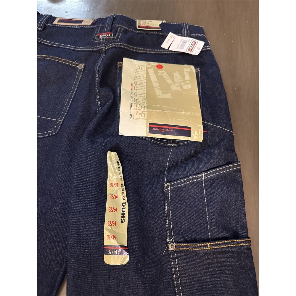 Vtg Willie Esco Duns Baggy Jeans Men's 32x34 Blue Denim Straight Leg Hip Hop Y2K